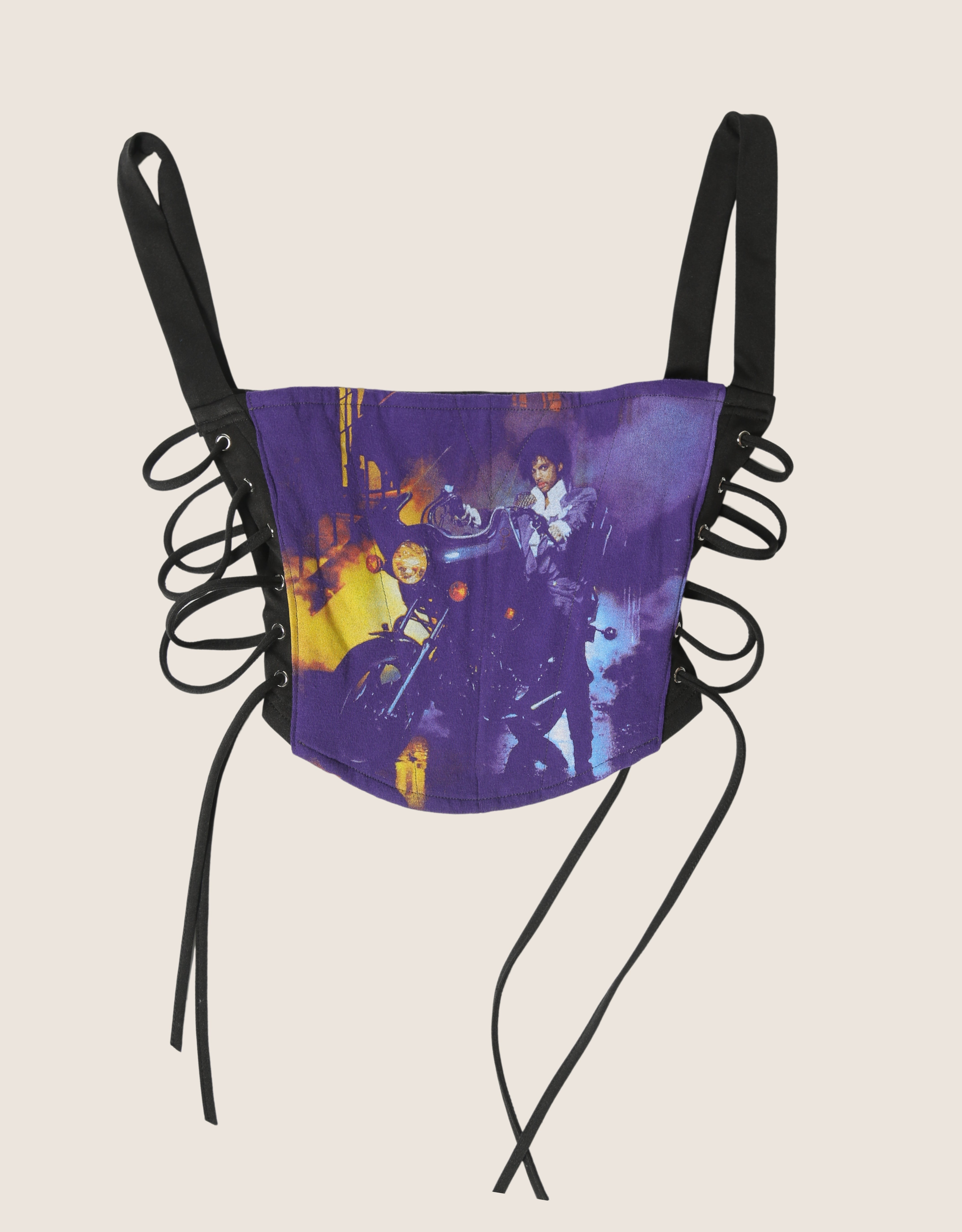 prince reworked corset with matching shrug (s/m)