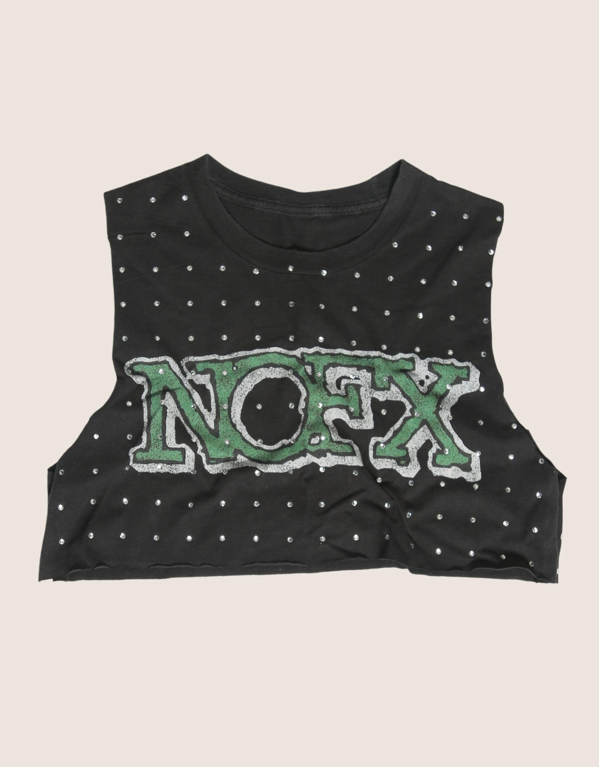 nofx rhinestone muscle tank (S/M)