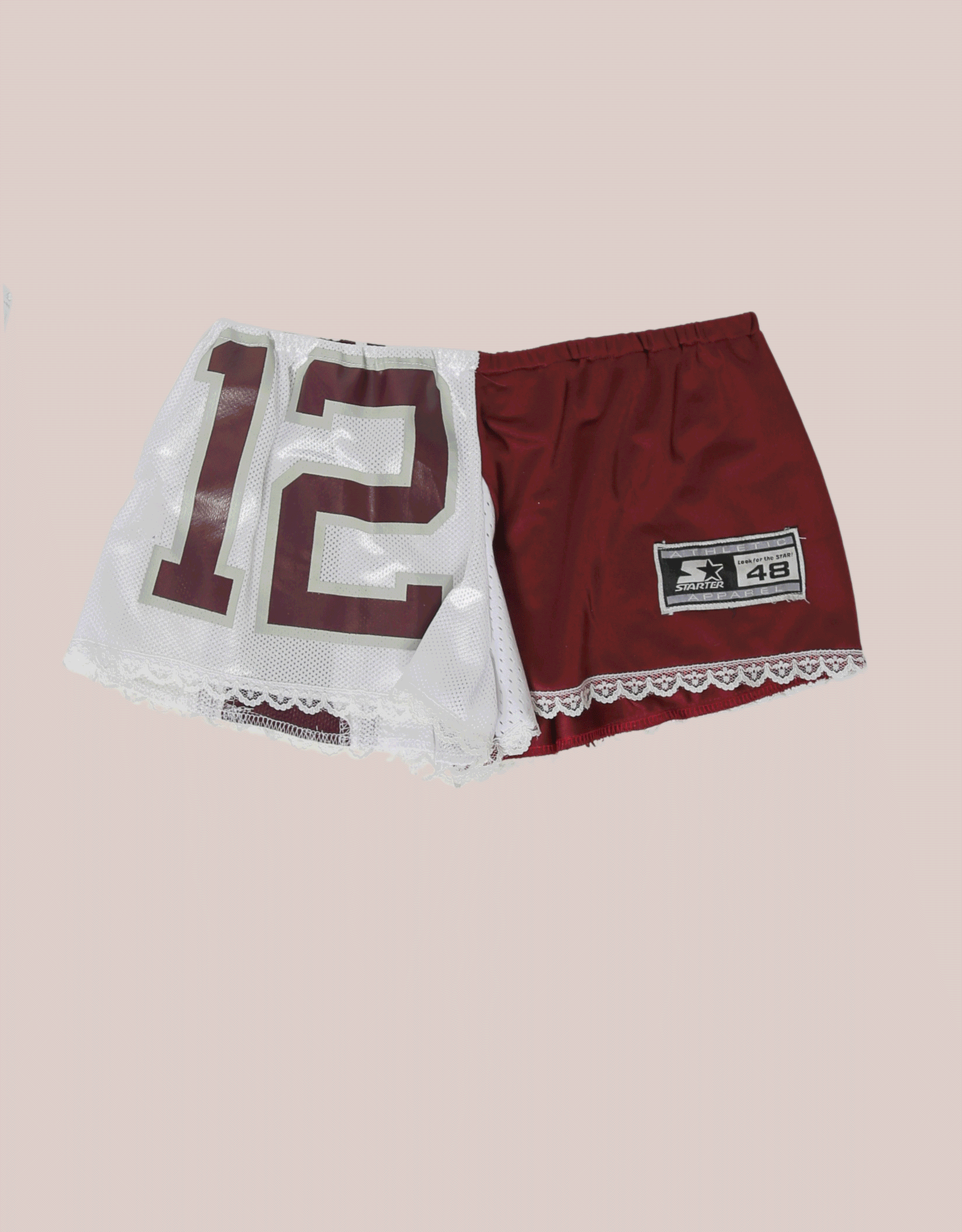 custom reworked jersey short shorts | iamkoko.la