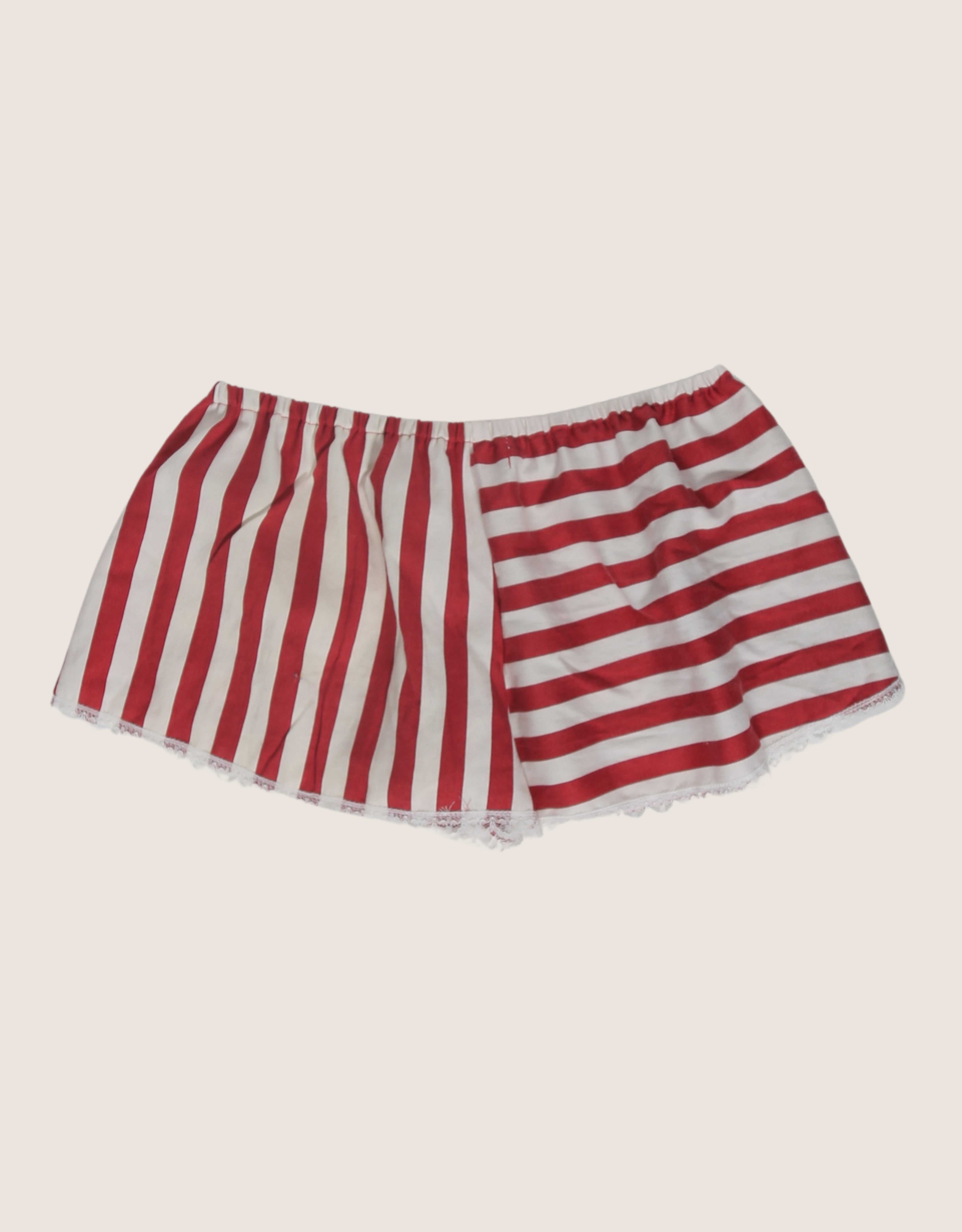 american flag reworked mini shorts (S)