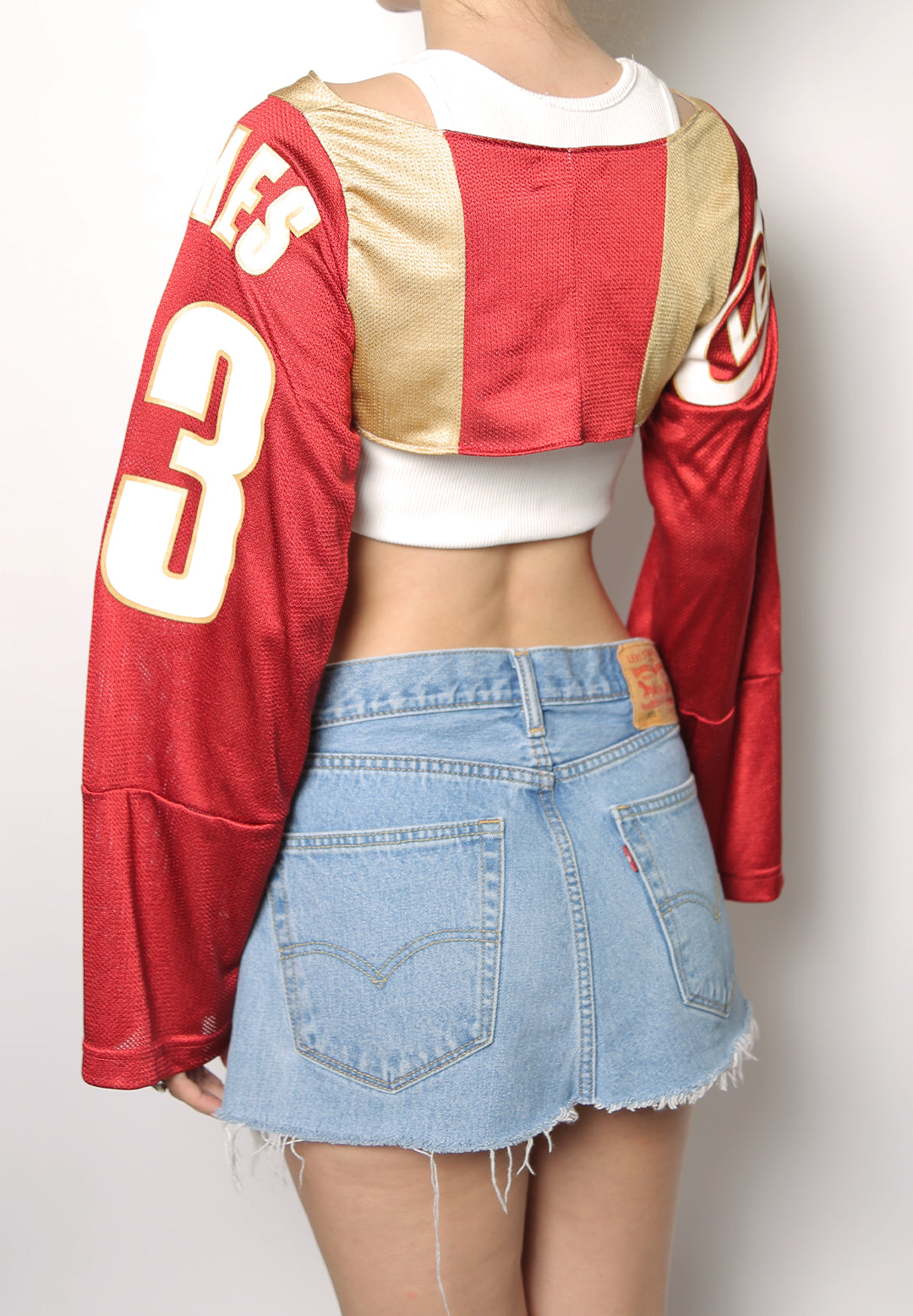 custom reworked jersey shrug | iamkoko.la