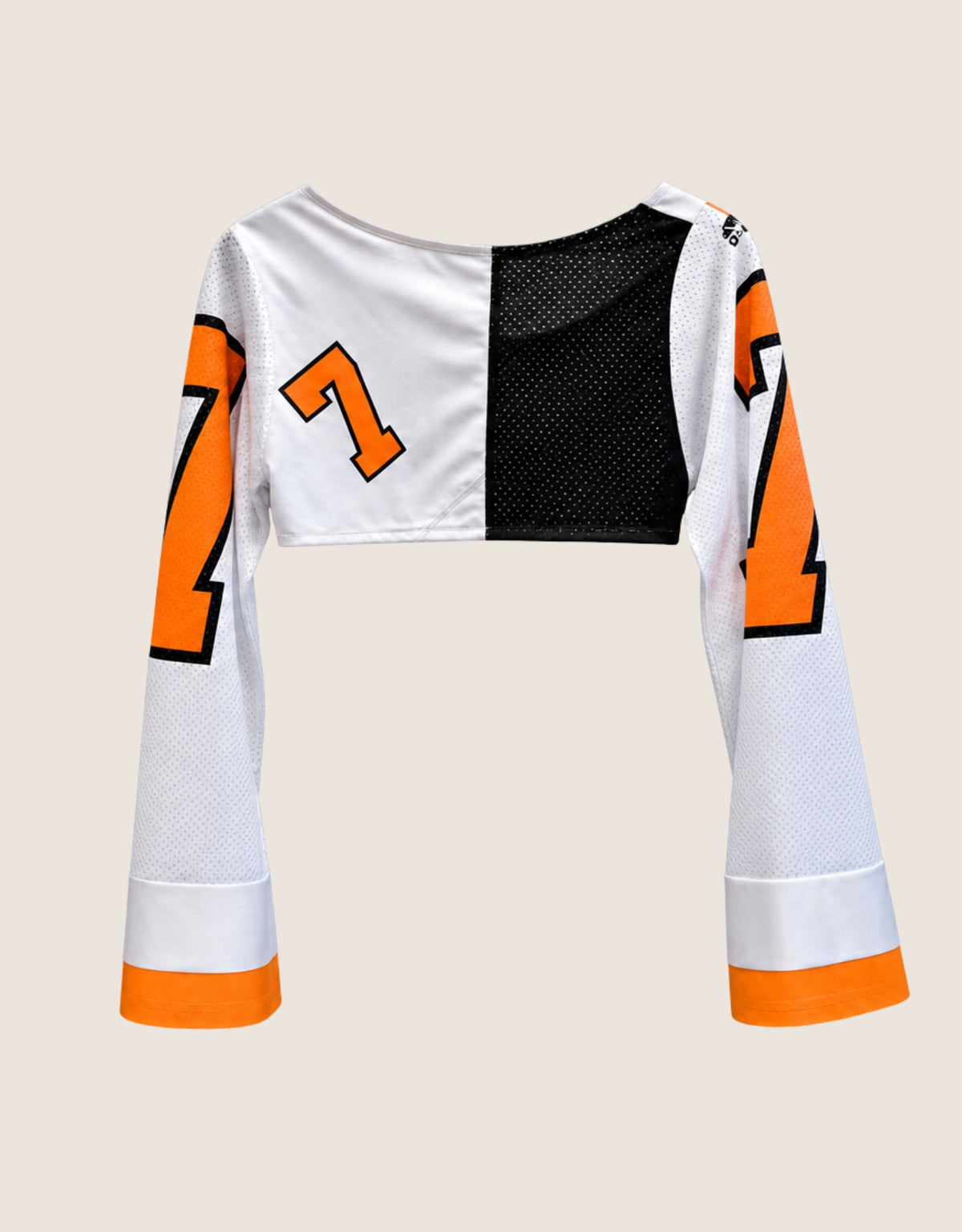 #7 long sleeve reworked jersey shrug (S)