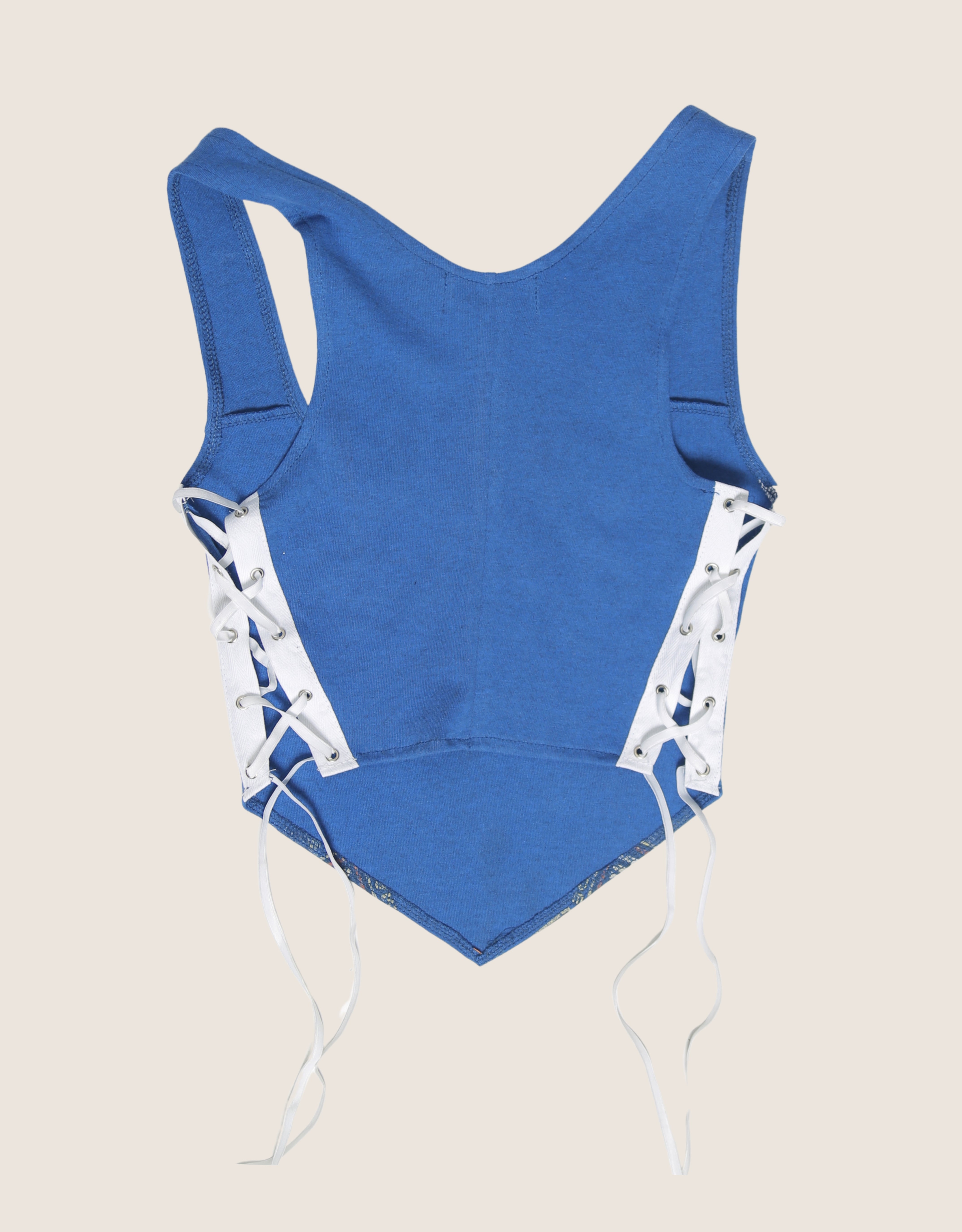 harley pinup reworked side lace tank top (S)
