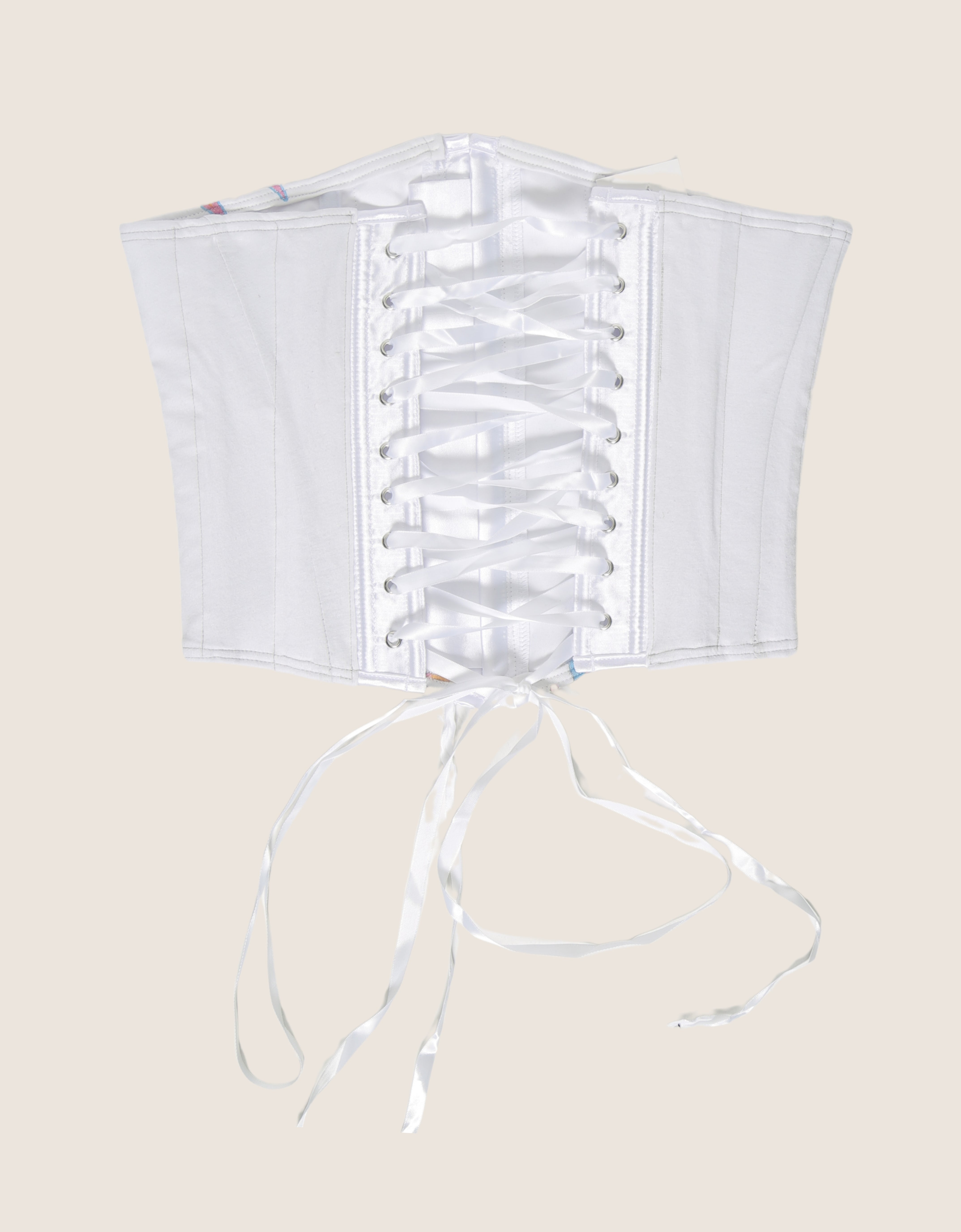 white def leppard reworked snap corset (S)