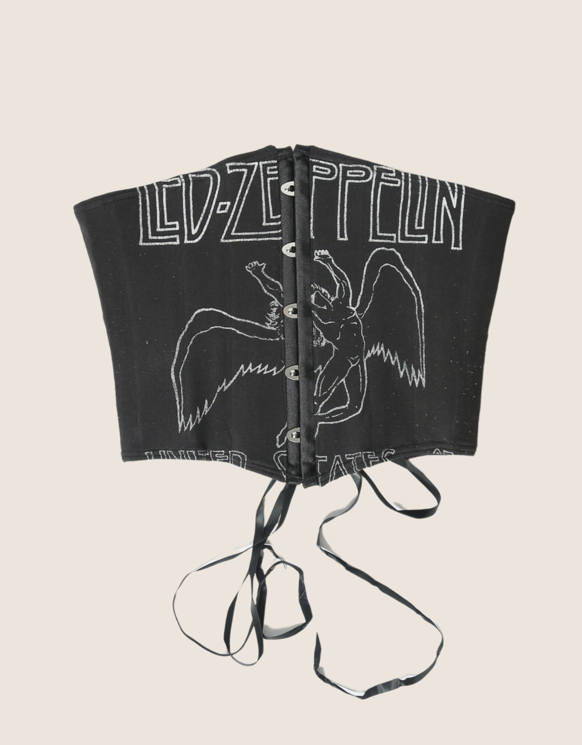 led zeppelin reworked snap corset (S)