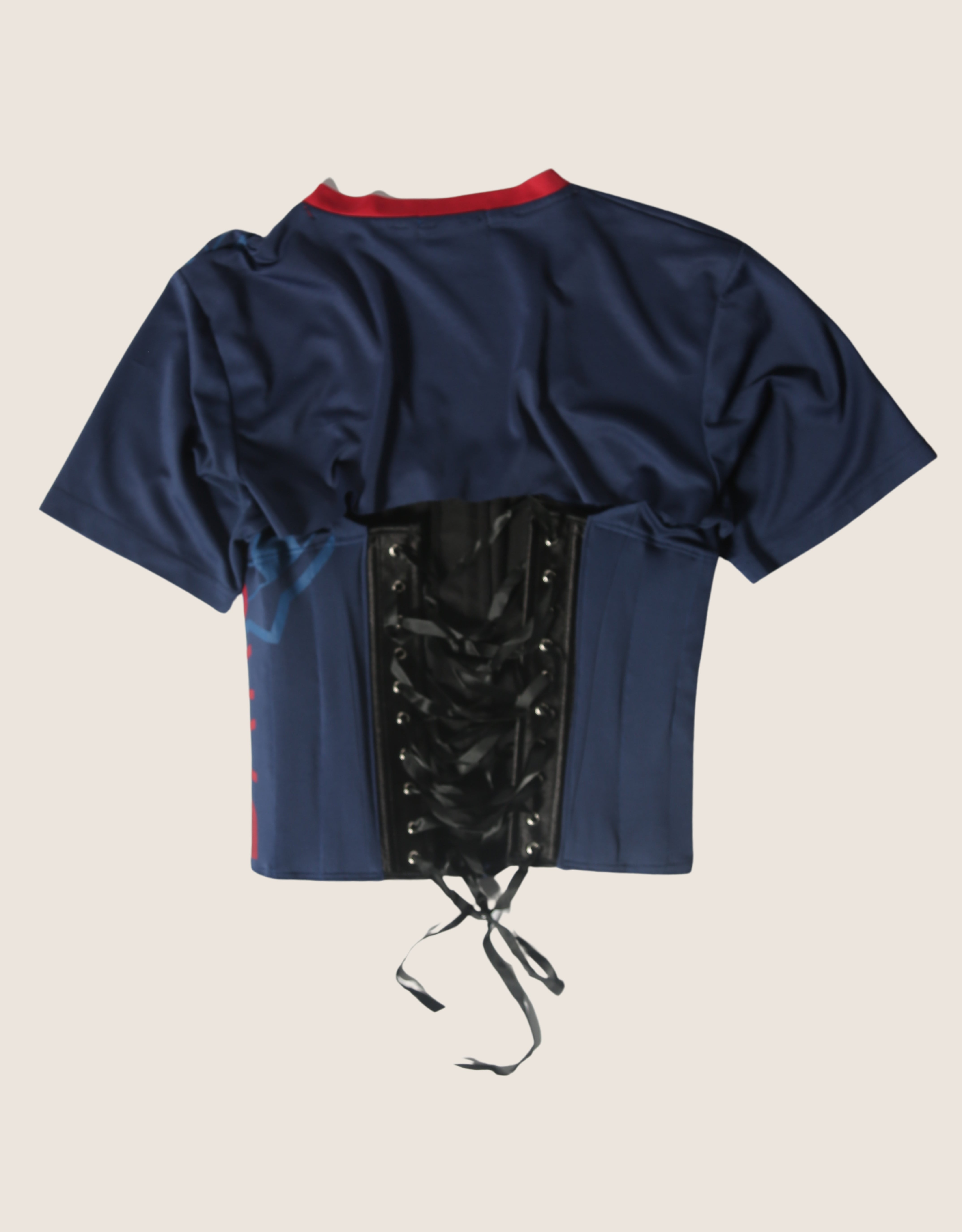 barcelona reworked snap corset jersey (small/medium)