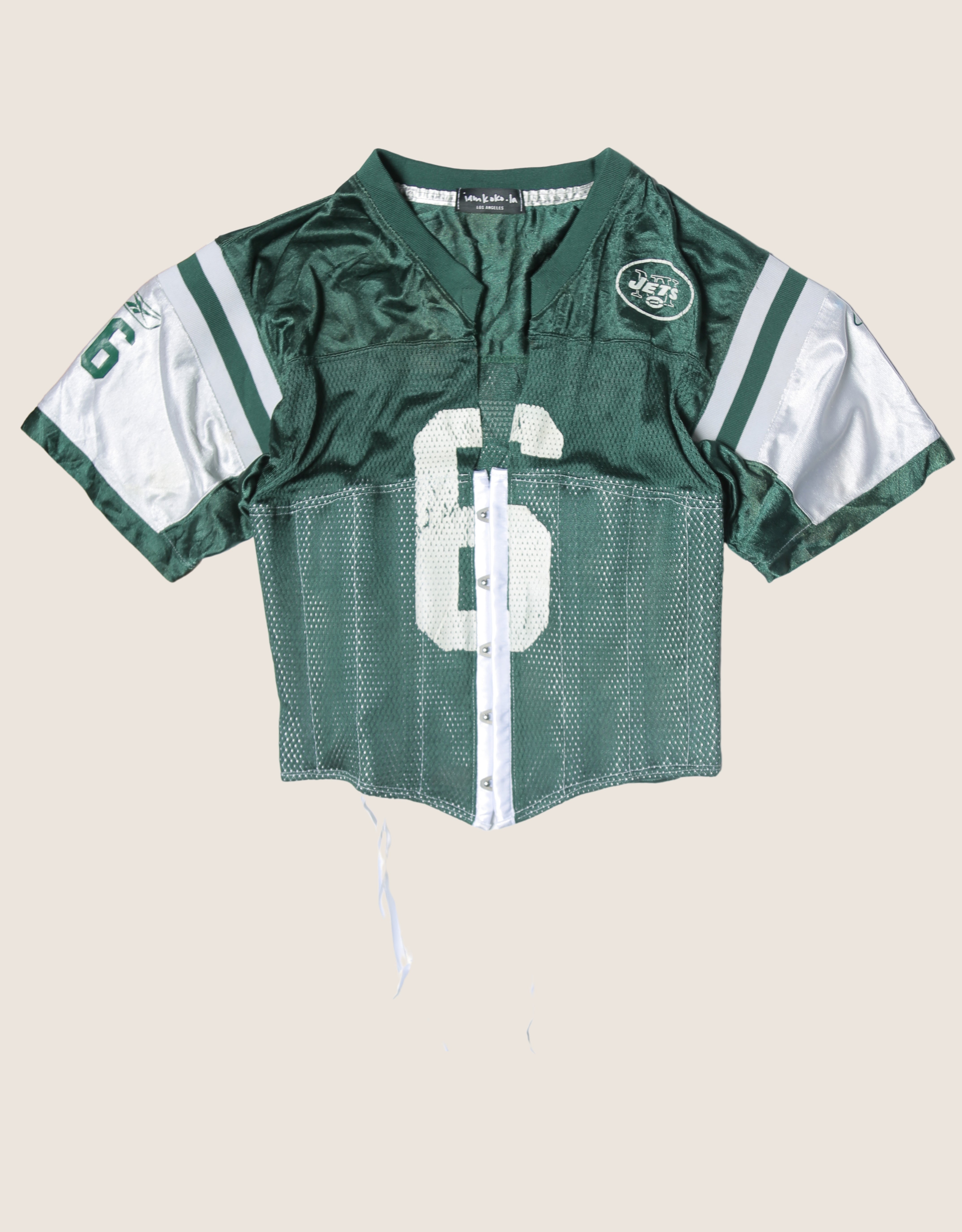 jets reworked snap corset jersey (medium)