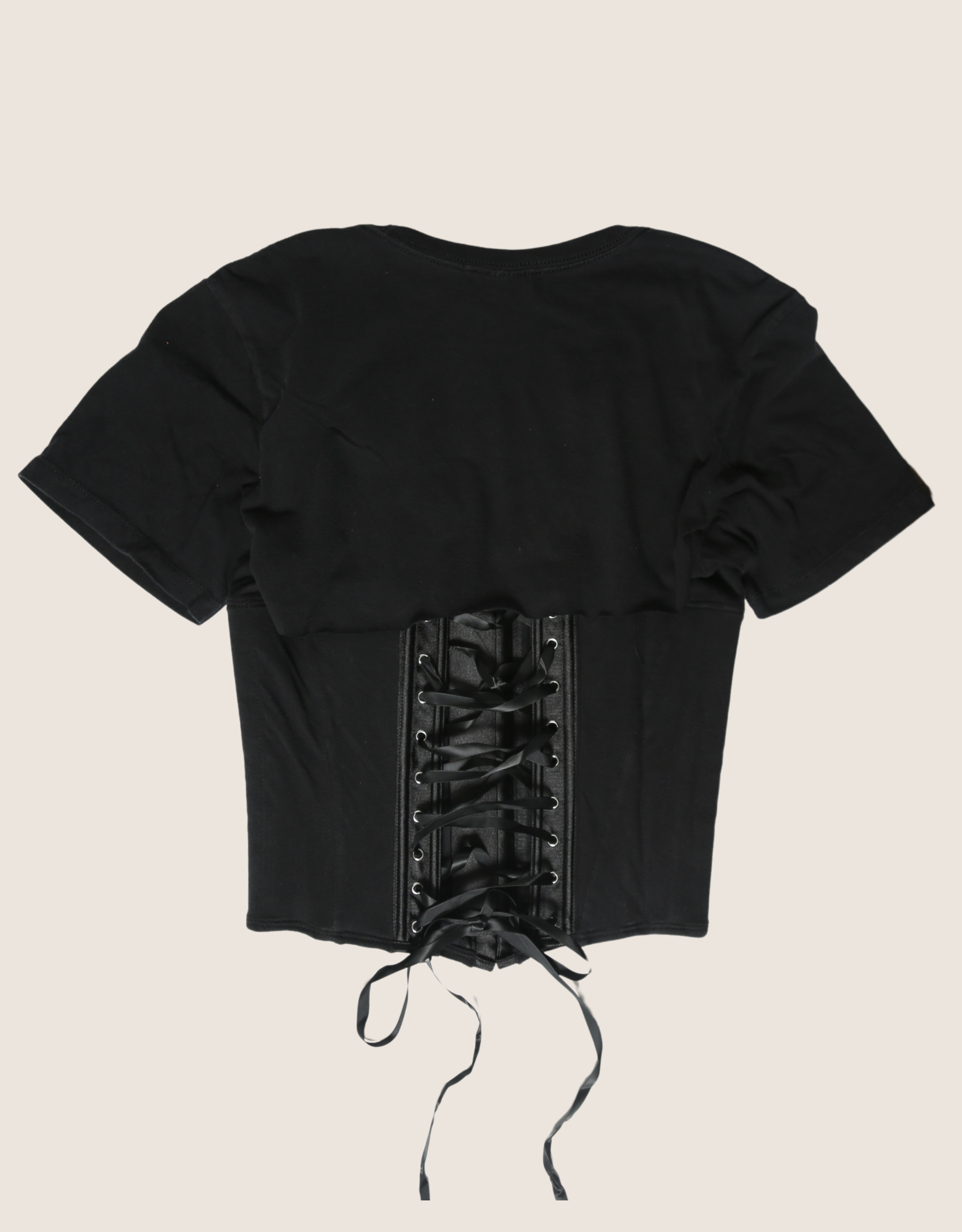korn snap corset t shirt (S)
