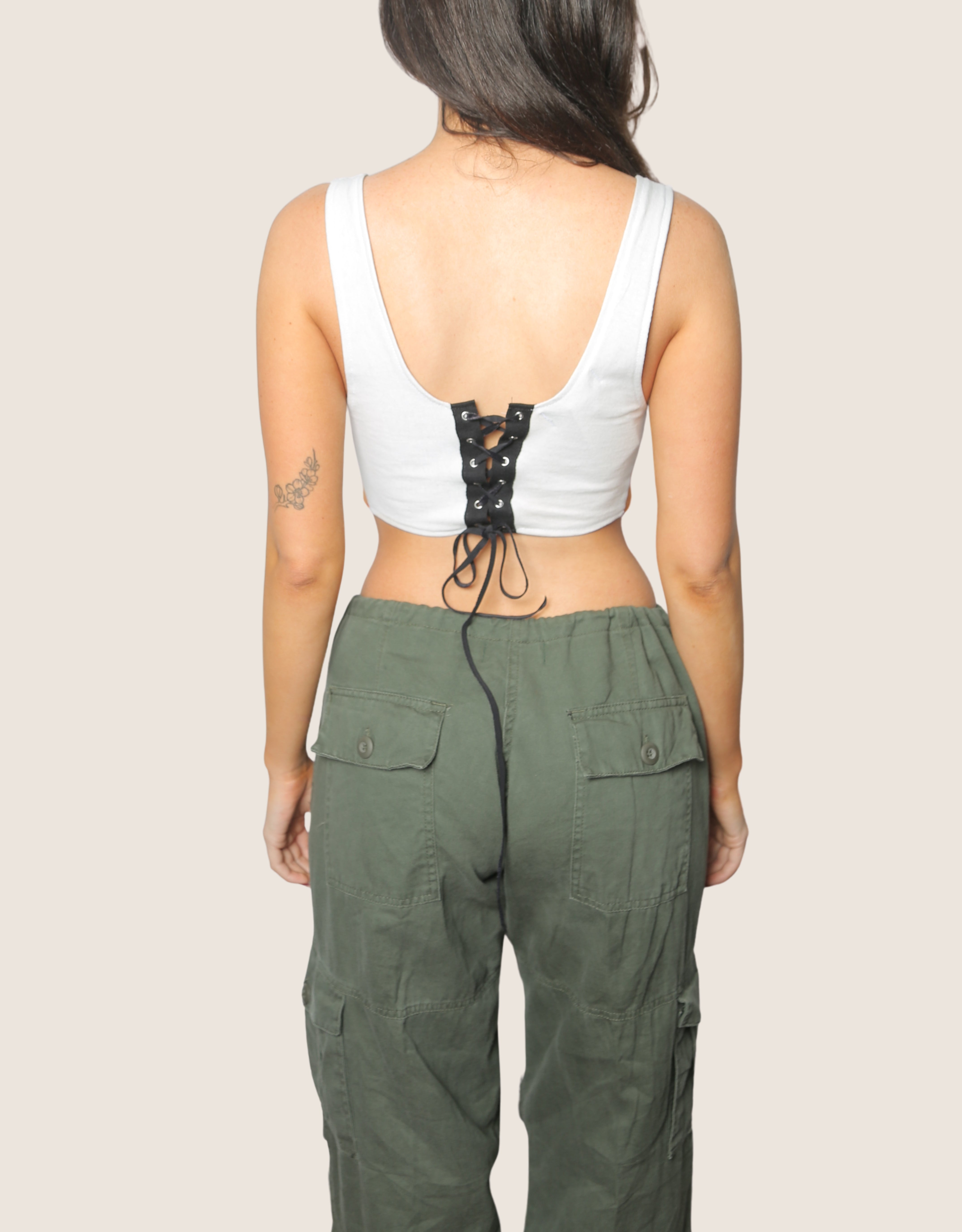 sturgis skull laced up tank