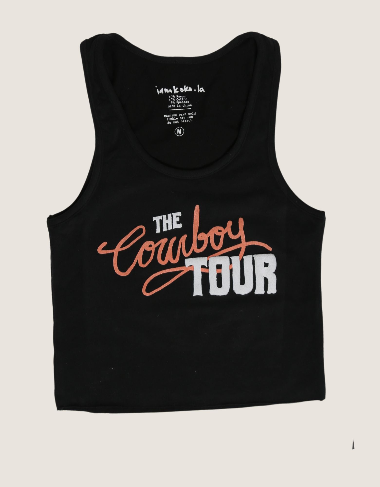 cowboy tour iamkoko.la original tank