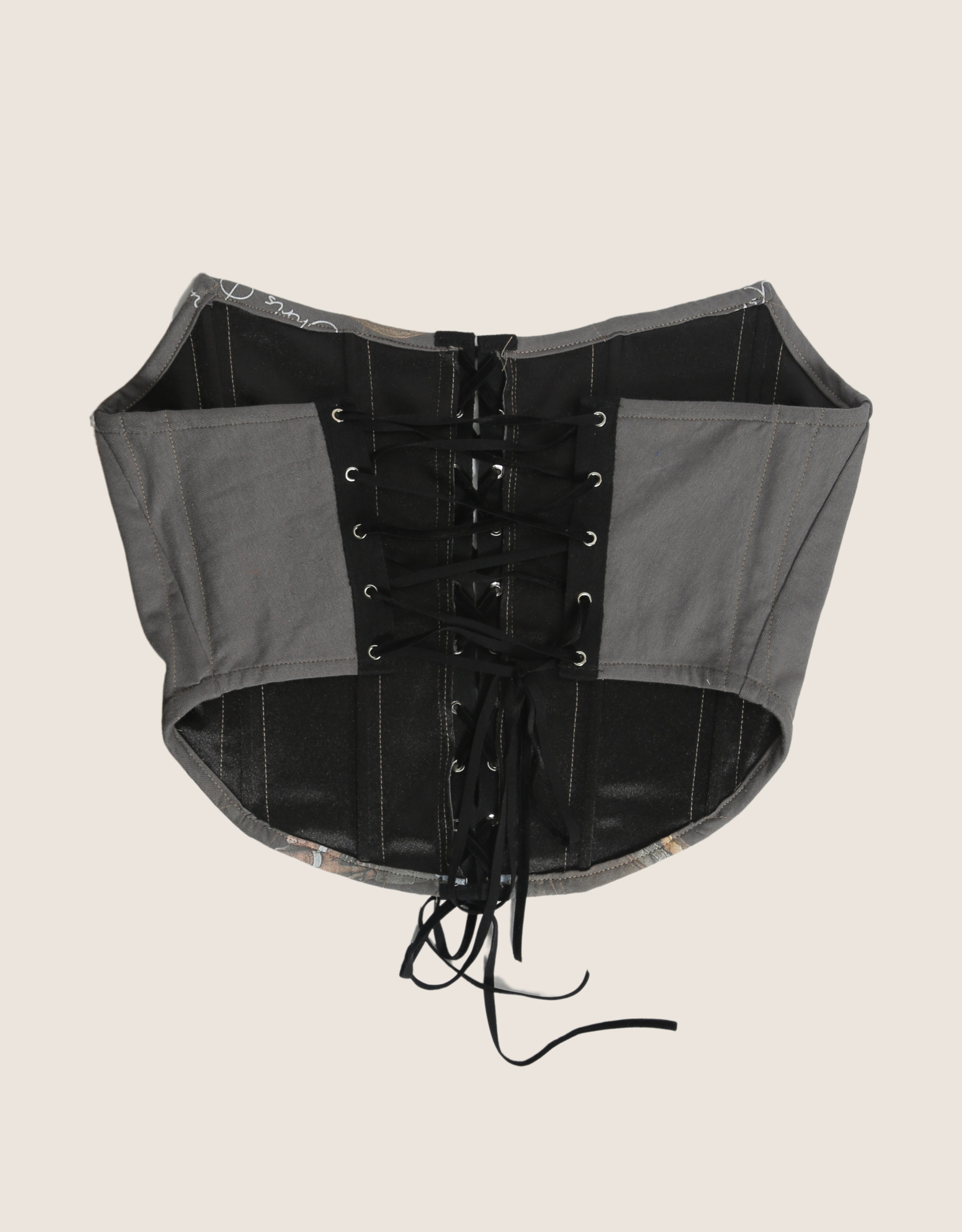 custom all laced up Usher & Chris Brown corset