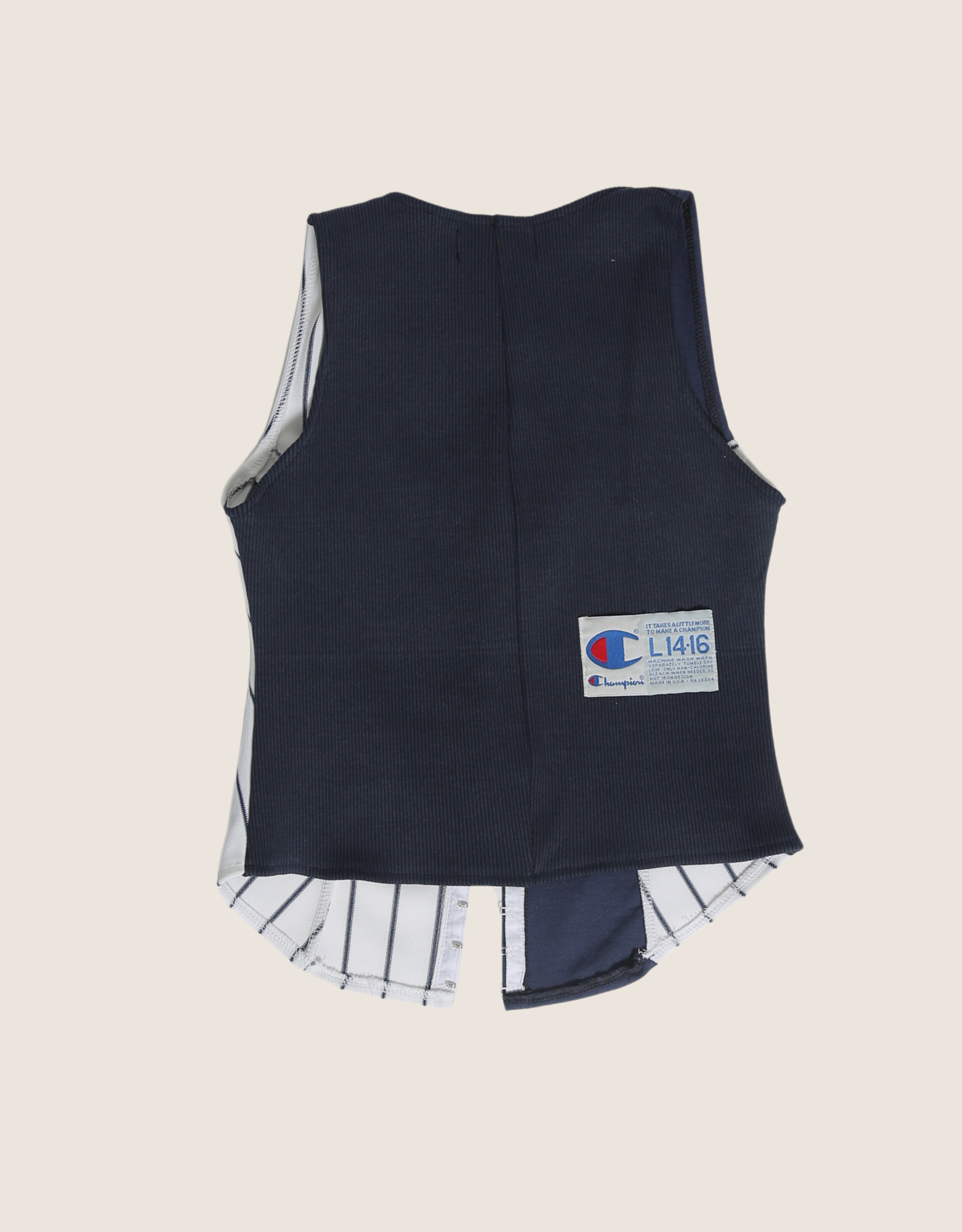 ny yankees hook and eye tank (xs)